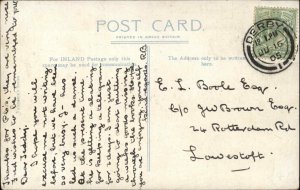 Derby Derbyshire Upper Dale Road Cavendish Hotel c1900-20s Vintage Postcard