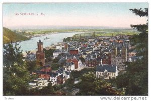 Aerial View of ANDERNACH a. Rhineland-Palatinate,  Germany, 00-10s