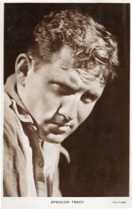 Spencer Tracy Antique Fox Films Rare Real Photo Postcard