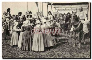 Old Postcard Compiegne festivals of Jeanne d & # 39arc The Ladies of Halle pr...