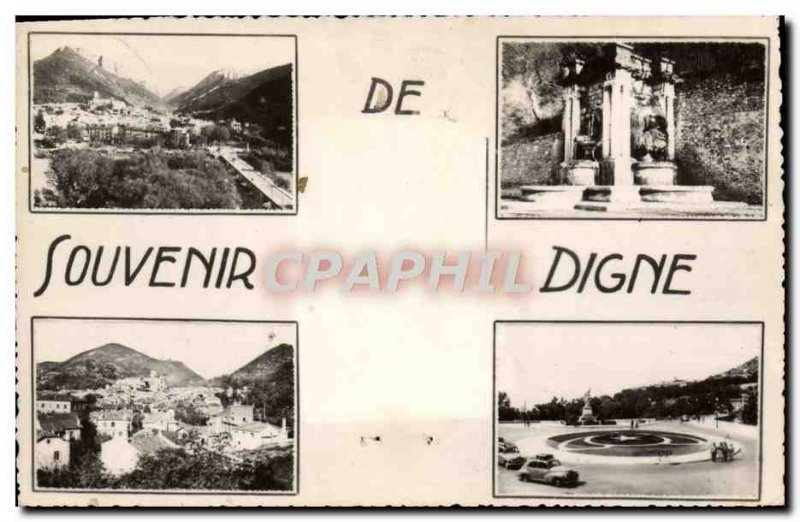 Modern Postcard Souvenir From Digne