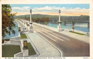 New Market Street Bridge Susquehanna River - Harrisburg, Pennsylvania PA