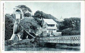 PC CPA MARTINIQUE, CONDUITE D'EAU DE FORT DE FRANCE, VINTAGE POSTCARD (b11764)