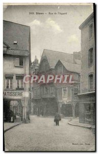 Postcard Old Dinan Contribution Street