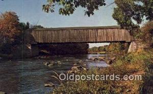 Lowes, Greenville, ME USA Covered Bridge Unused 