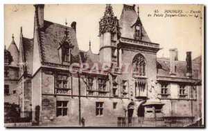 Old Postcard Bourges Facade of the Palace Jacques Coeur