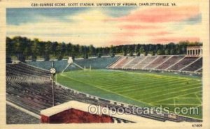 Scott Stadium, University of Virginia, Charlottesville, Virginia, USA Footbal...