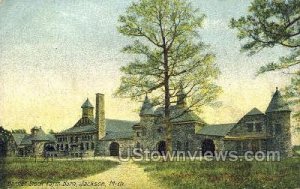 Bennet Stock Farm Barn - Jackson, Michigan MI Postcard