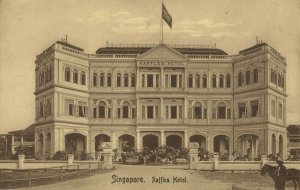 straits settlements, SINGAPORE, Raffles Hotel (1910s) Wilson & Co. Postcard