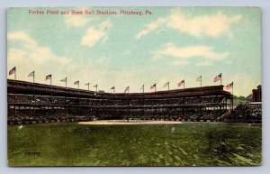 J96/ Baseball Postcard 1910 Pittsburgh Pa Forbes Field Stadium Pirates 132