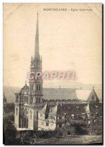 Postcard Montbeliard Old Catholic Church