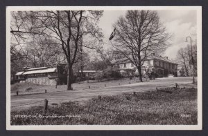 Vintage postcard Stockholm Sweden Djurgardsbrunns Wardshus tavern restaurant