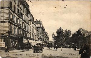 CPA PARIS 18e Boulevard de CLICHY. Place Pigalle (539791)