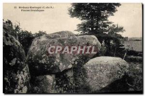 Postcard Old Saint Quaay Kertugal Druidic Stones