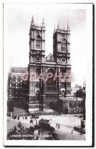 Postcard Modern London Westminster Abbey