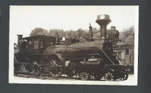Ca 1905 RPPC Steam Locomotive Of The 1870's Real Photo On Kodak Stock Mint
