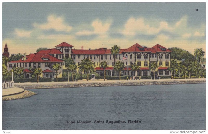 Hotel Monson, Saint Agustine, Florida, 30-40s