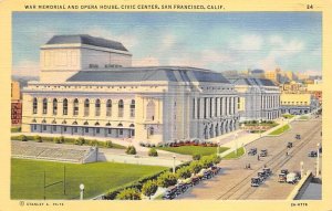 War Memorial and Opera House Civic Center San Francisco California  