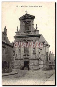 Nevers - St. Peter's Church - Old Postcard