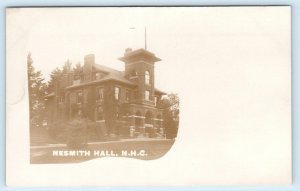 2 RPPC Postcards DURHAM, NH ~ Thompson Hall NEW HAMPSHIRE COLLEGE Nesmith Hall