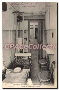 Postcard Old PLOMBIERES Etablissement Thermal shower