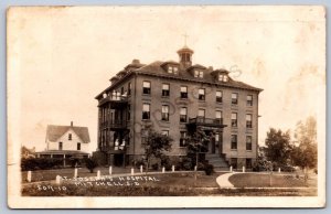 K46/ Mitchell South Dakota Postcard RPPC c1910 St Joseph's Hospital 97