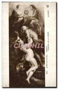 Old Postcard Musee Du Louvre Rubens Triumph Of The Truth