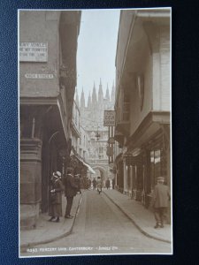 Kent Canterbury MERCERY LANE c1924 RP Postcard by Judges 8395