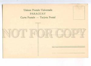 231955 Paraguay Coat of arms STAMPS Vintage Zieher postcard