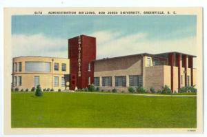 Administration Building at Bob Jones University, Greenville, South Carolina, SC,