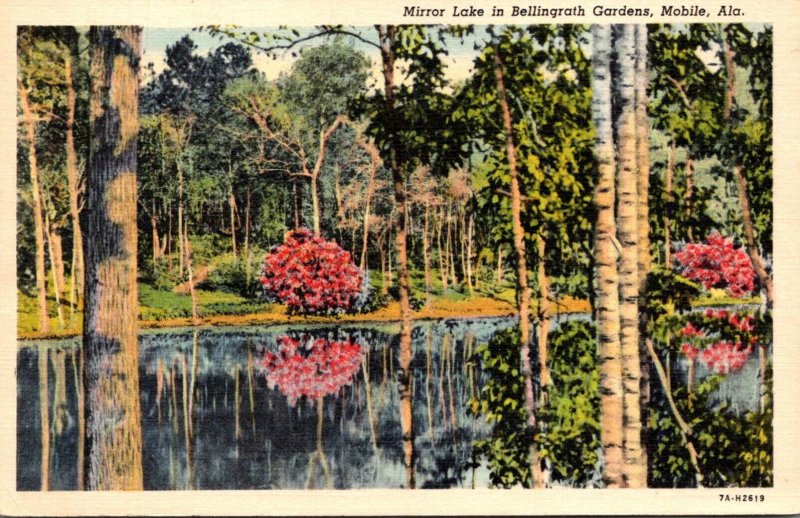 Alabama Mobile Mirror Lake In Bellingrath Gardens Curteich