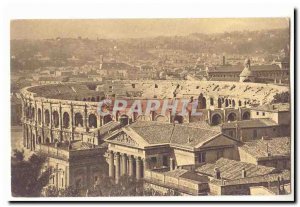 Nimes Old Postcard The arenas