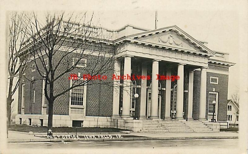 IA, Iowa Falls, Iowa, RPPC, Post Office Building, 1922 PM, Co-Mo Foto No 4
