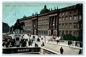 1905 Berlin Germany Konigl Schloss und Kurfursten Brucke Posted Antique Postcard