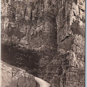 c1900s Cheddar England The Pinnacles PC Limestone Gorge Road Path Cliff Rock A22