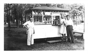 Popcorn Stand Family Owned & Operated Real Photo Postcard