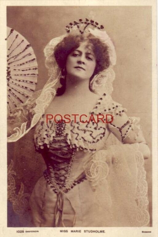 MARIE STUDHOLME English actress/singer One of the most popular postcard beauties