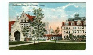 Court University Chicago Illinois 1917 postcard