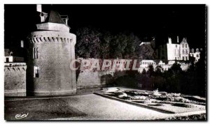 Old Postcard Vannes Les Remparts and the Tower of Connetable illuminest