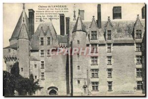 Old Postcard Chateau de Langeais