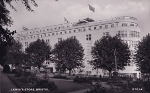 John Lewis Department Store Bristol Shop Antique Real Photo Postcard