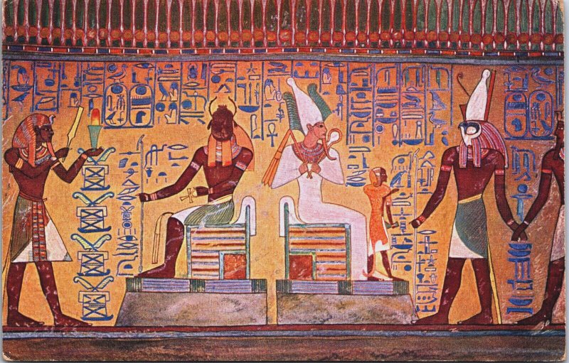 Egypt Tomb of Ramesses 1st Vintage Postcard C084