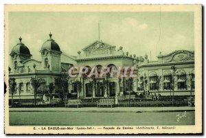 Old Postcard La Baule Sur Mer Casino Facade