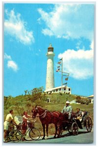 c1960's Gibb's Hill Lighthouse Second Oldest Iron Lighthouse Bermuda Postcard