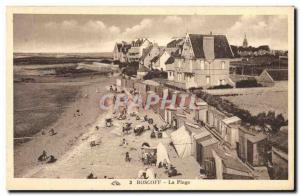 Old Postcard Roscoff The Beach