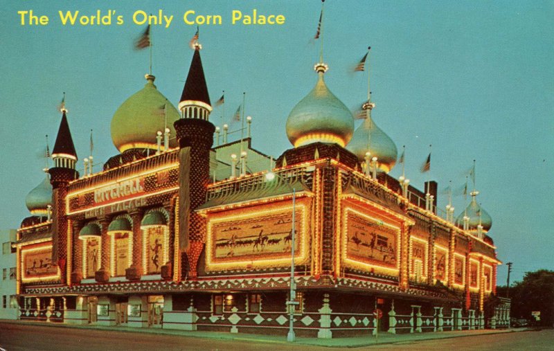 SD - Mitchell. Corn Palace, 1961