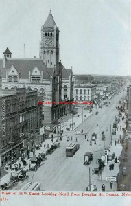 NE, Omaha, Nebraska, 16th Street, Looking North, CE Wheelock Pub No 477