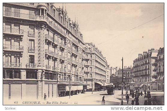 GRENOBLE , France , 00-10s ; Rue Felix Poulat