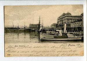 3152073 Croatia Rijeka FIUME Riva Szapary Vintage postcard