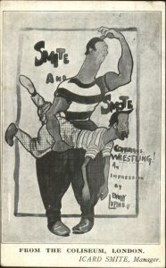 Circus Sideshow or Vaudeville SMITE & SMOTE Comedian Wrestlers London PC